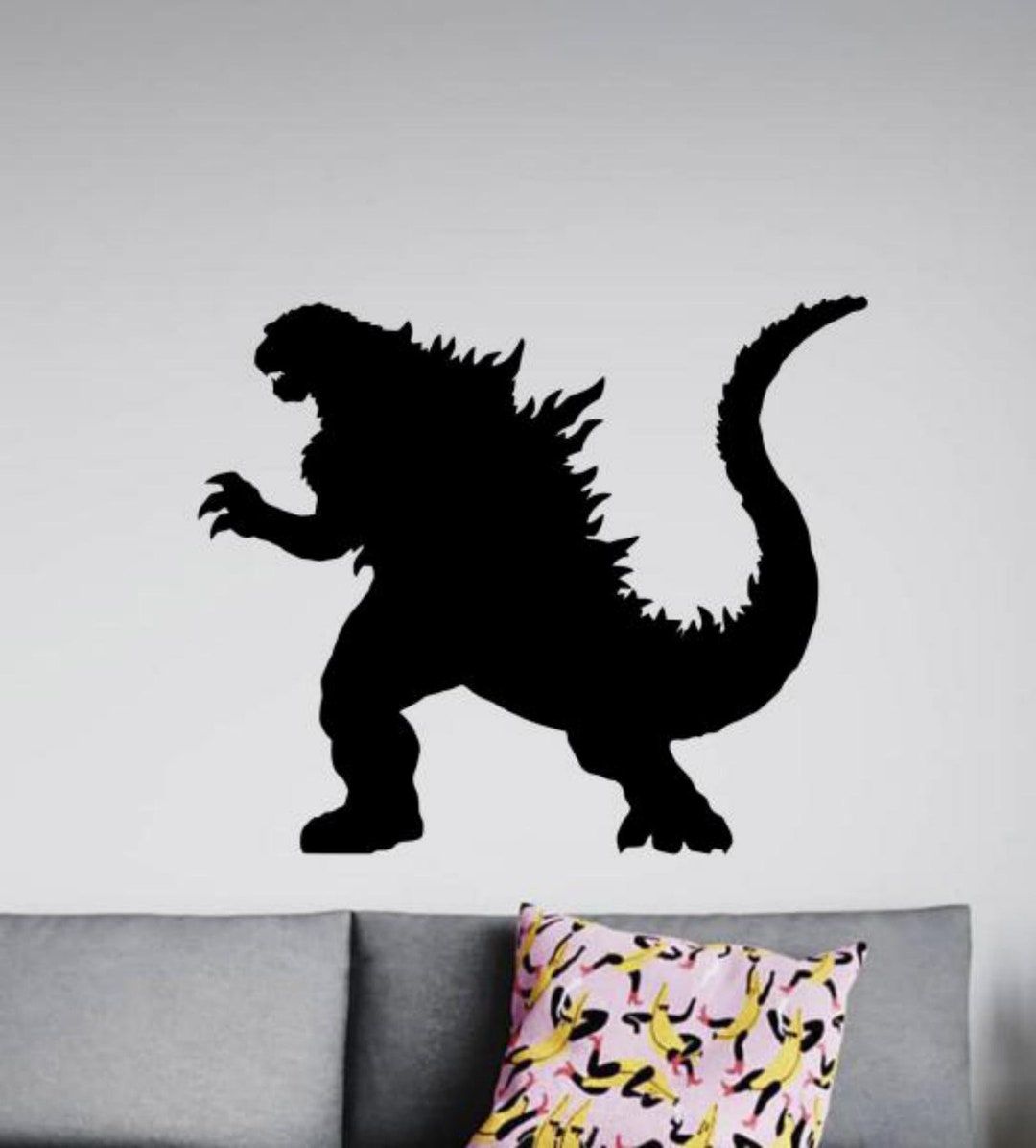 Godzilla Wall Decal Vinyl Sticker Movie Monster Wall Art Home Theater