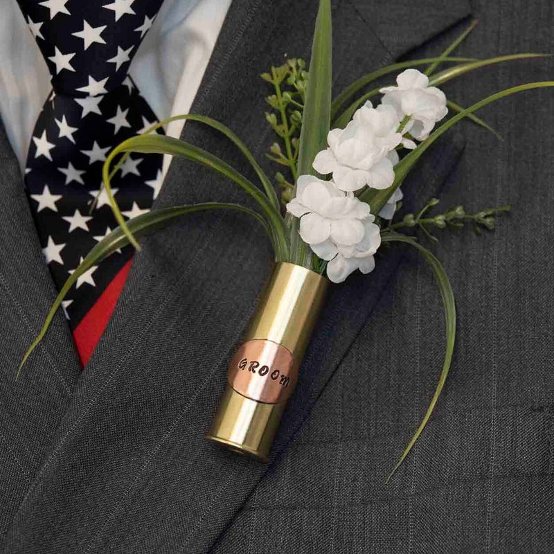 Shotgun Shell Boutonniere - Etsy