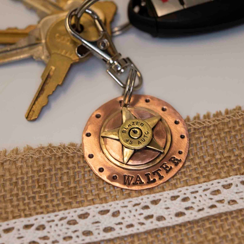 Personalized bullet dog tag custom pet tag western cowboy Etsy