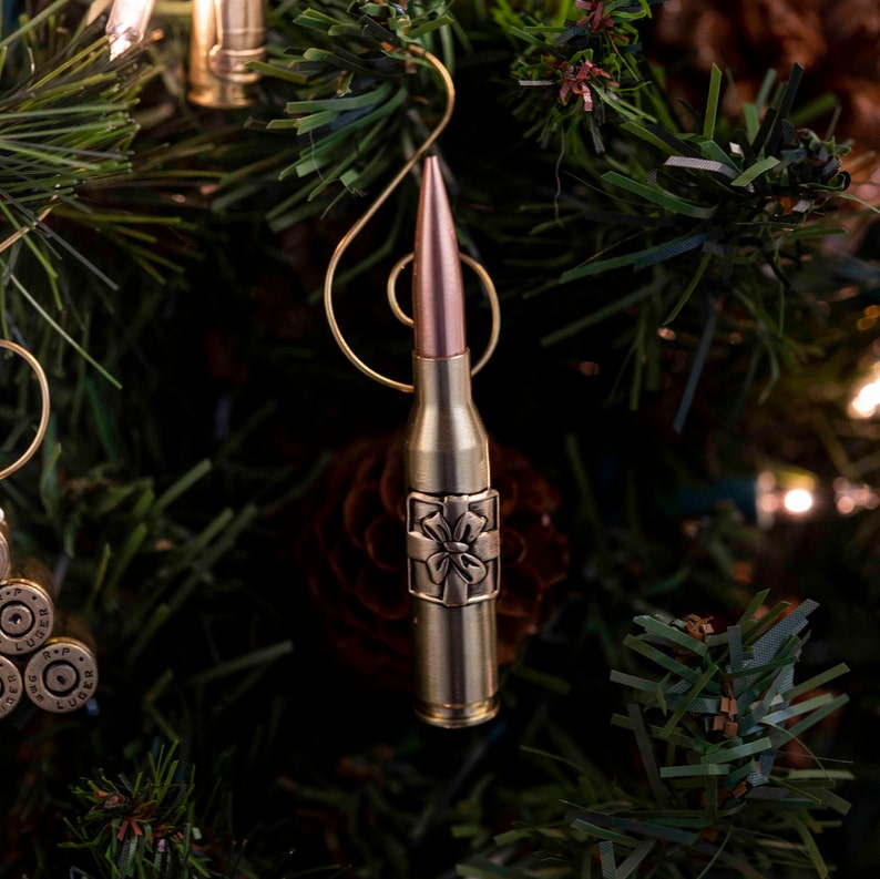 260 bullet Christmas Tree ornament patriotic gun owner