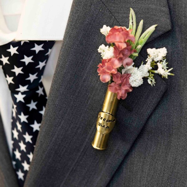 Shotgun Shell Boutonniere - Etsy