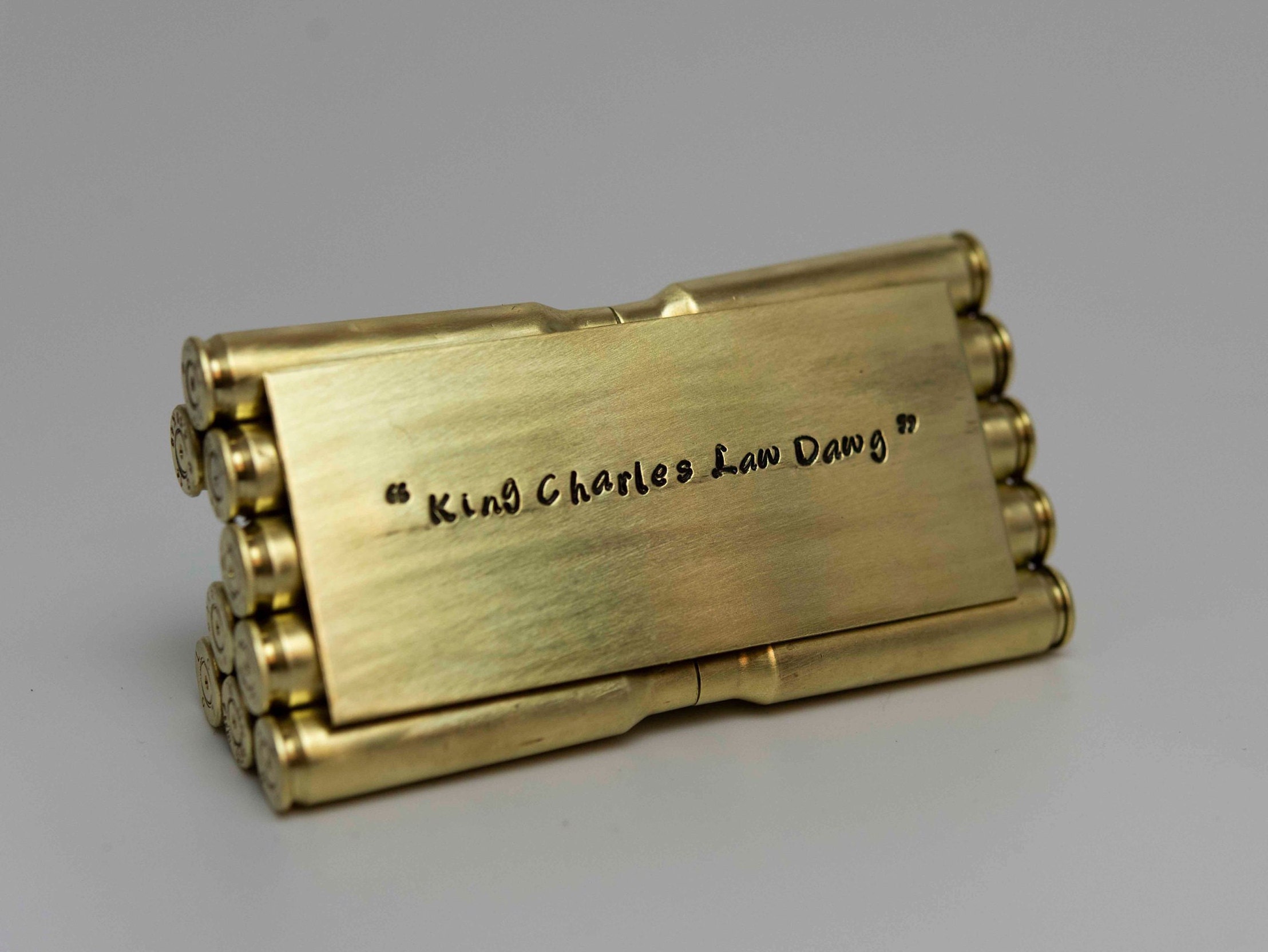Personalized Bullet Business Card Holder Pro Gun Hunter Etsy UK