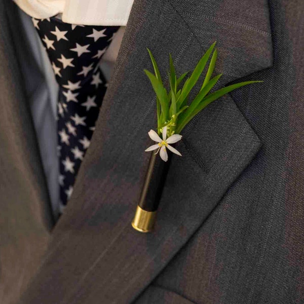 Shotgun Shell Boutonniere Etsy