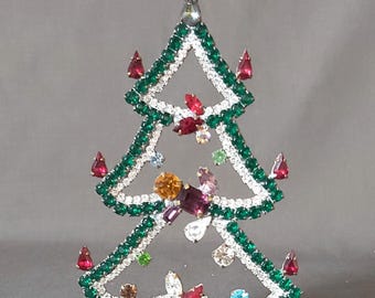 アンティーク ガブロンズ ガラスビーズ クリスマス オーナメント 