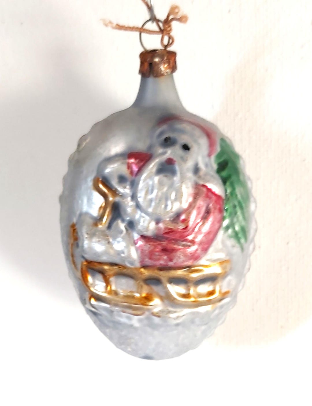 * vintage ornament ✵ * 透明感の美しい サンタクロースさん cr1550sa2.jpg