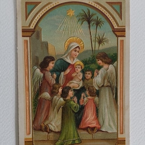 Antieke Merry Christmas reliëf postkaart groeten collectible 1900 Victoriaans