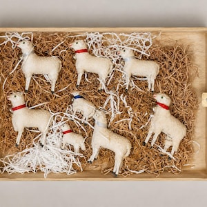 Antique putz sheep - Etsy 日本