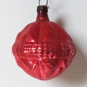 Antique glass ball Christmas ornament collectible Germany