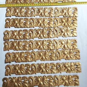 9 Antica decorazione in cartone Dresda Germania strisce dorate cornici collettive raro rilievo burattino