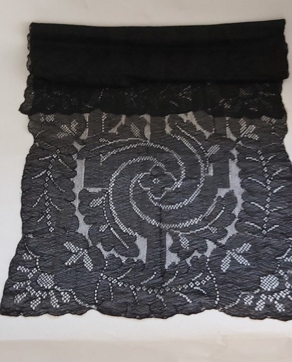 Schwarzer Unendlichkeits-Schal Katholischer Schleier - ELEGANTE Kopfbedeckung Für Die Kirche