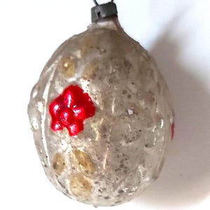 Antique Lauscha glass gelatine Christmas ornament collectible Germany