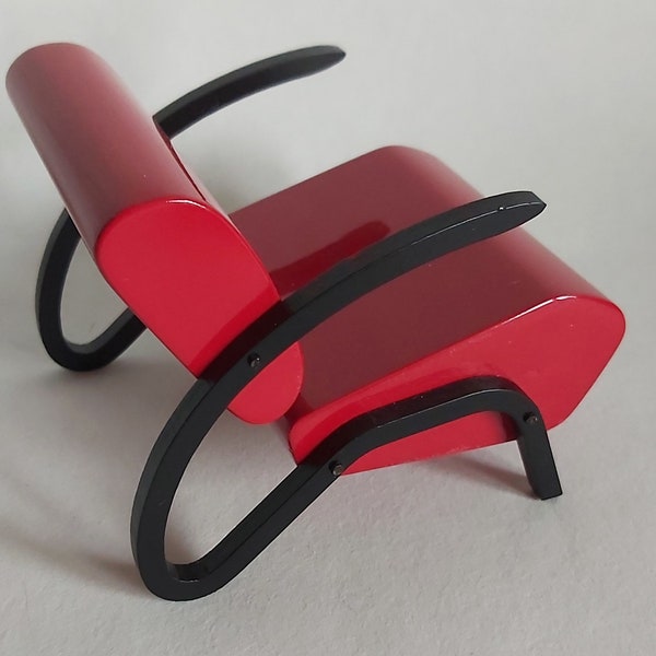 Mini fauteuil J. Halabala designer tchécoslovaque 1930