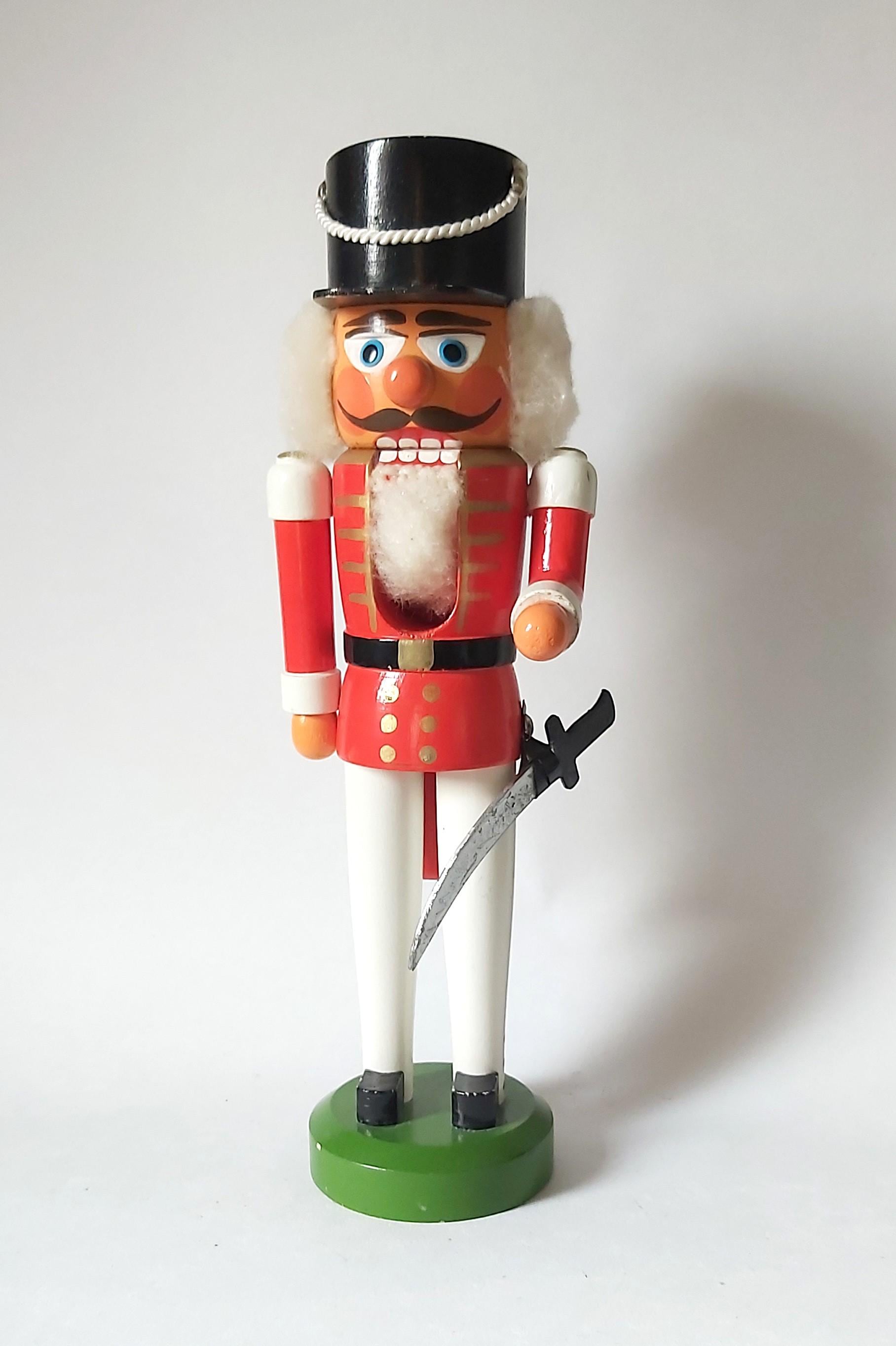 Vintage wooden nutcracker Erzgebirge collectible