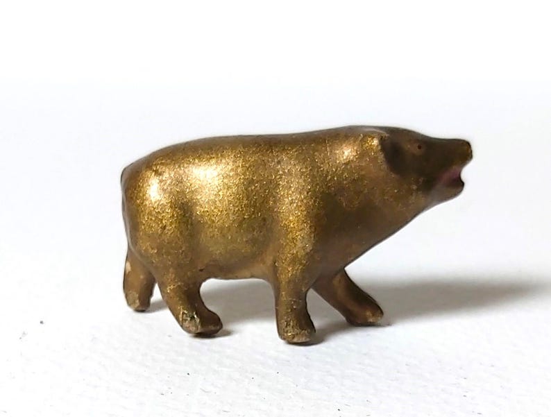Cute Little Good Luck Pig Christmas Ornament Decoration Collectible