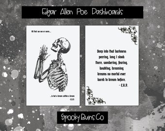 Edgar Allan Poe Dashboards - Pocket/A7 size