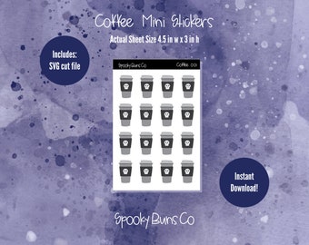 Coffee Mini Stickers