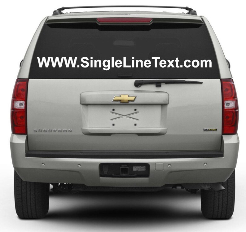Vehicle Car Truck Door Window Website Advertising Vinyl Etsy