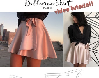 Ballerina Skirt Sewing Pattern *No Zipper*