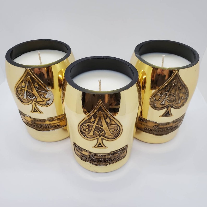 Ace of Spades Gold Soy Wax Candle | Etsy