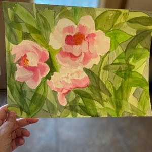 Watercolor loose painting