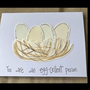 Cartão de felicitações "Você é uma pessoa excelente"