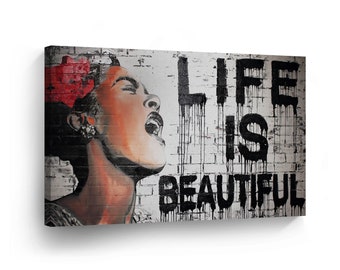 Banksy Art Poster Hanging man A2 SIZE
