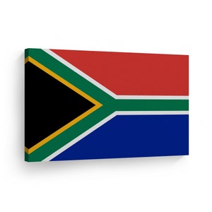 South Africa Flag CANVAS or METAL Wall Art Print Country Flags Office Living Room Dorm Bedroom Kitchen Club Bar Decor Modern Home Decor