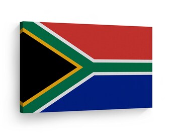 South Africa Flag CANVAS or METAL Wall Art Print Country Flags Office Living Room Dorm Bedroom Kitchen Club Bar Decor Modern Home Decor