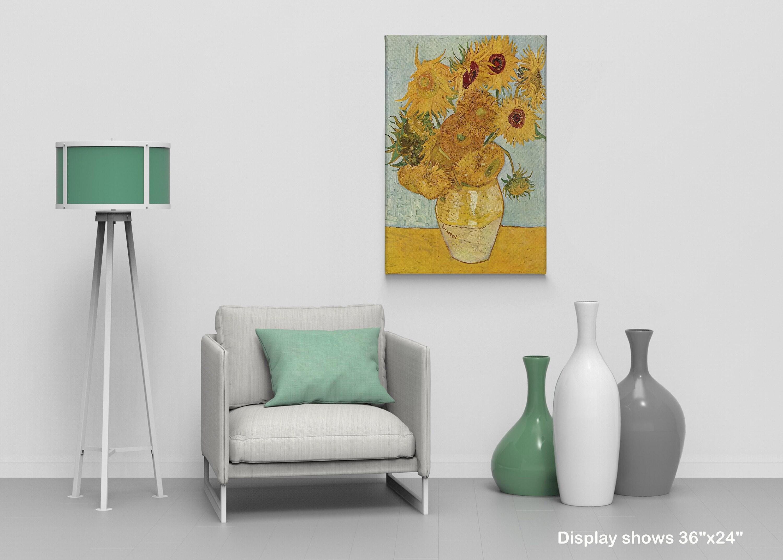 Vincent Van Gogh Still Life Vase With Twelve Sunflowers, 1888 Canvas ...
