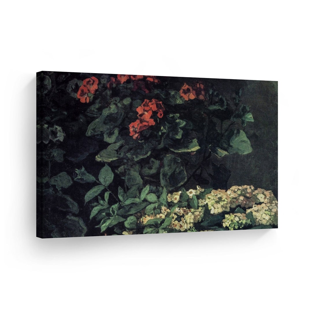Spring Flowers by Claude Monet Canvas Wall Art Print Art Painting ...