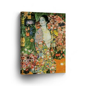 The Dancer by Gustav Klimt Canvas Print Wall Art Famous Art Painting Reproduction Fine Art Oil Paintings Modern Art Stretched Ready to Hang