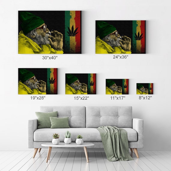 Wall Art for Living Room Marijuana Leaf Pictures Print On Canvas Botanical Posters and Prints 5 Panel Wall Art Framed Art Wall Decor Large Can並行輸入 Marijuana Plants Wall Art Sunset Cannabis Field Wall Decor