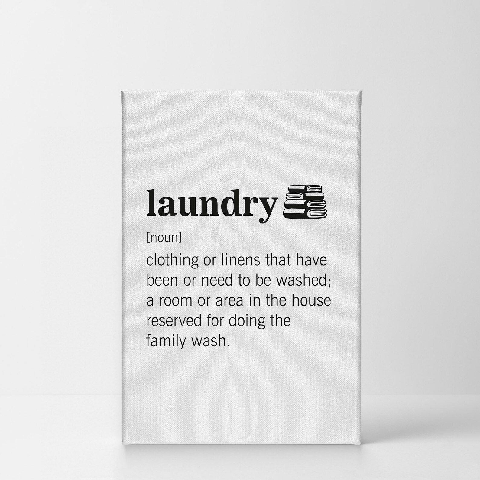 Noun Dictionary Definition of Laundry Funny Quote Saying Etsy
