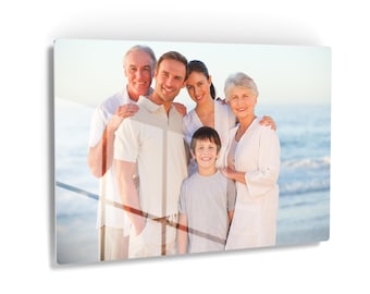 Custom Photo on Metal Print, Personalized Wall Decor