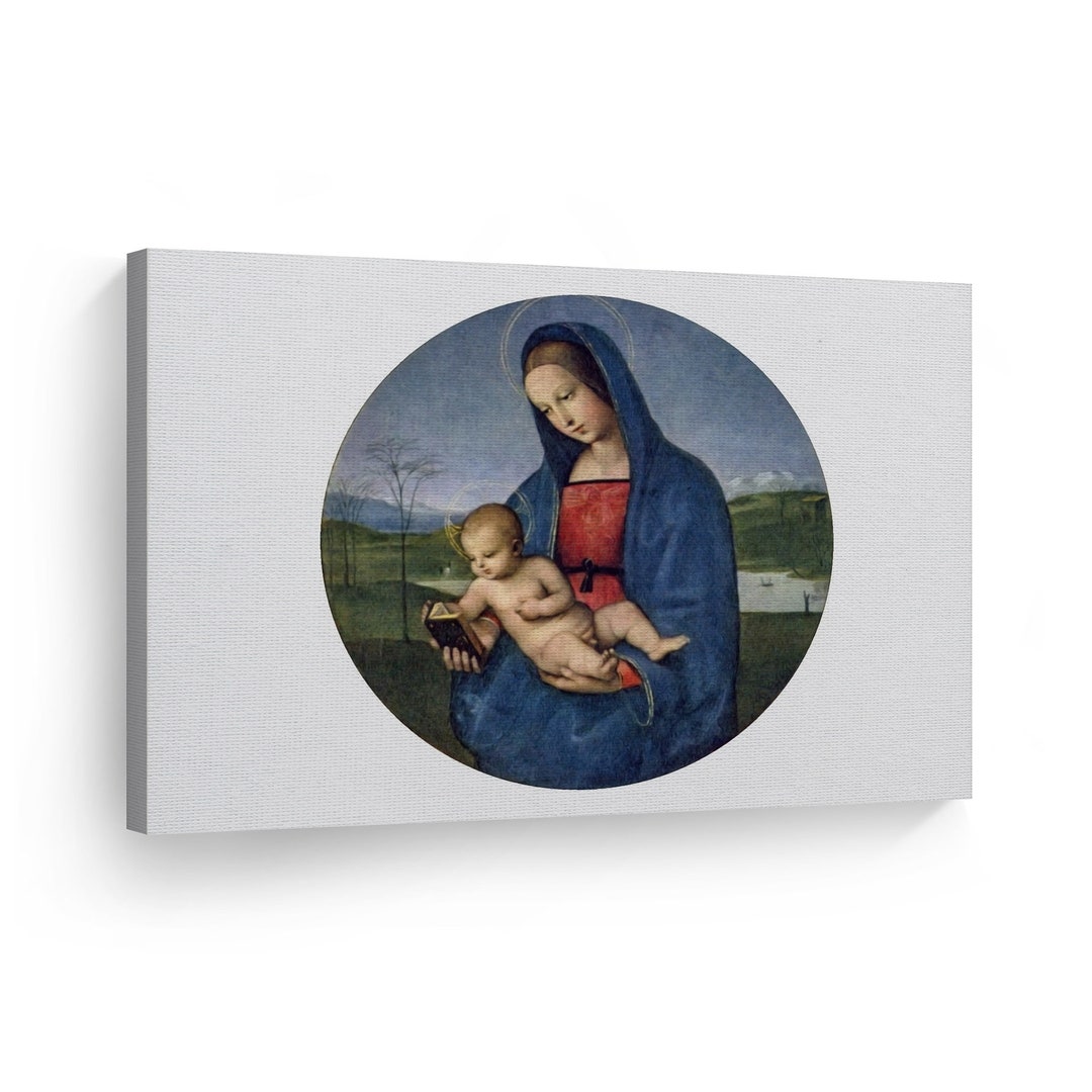 Conestabile Madonna by Raphael Art Canvas Wall Art Print Famous Fine ...