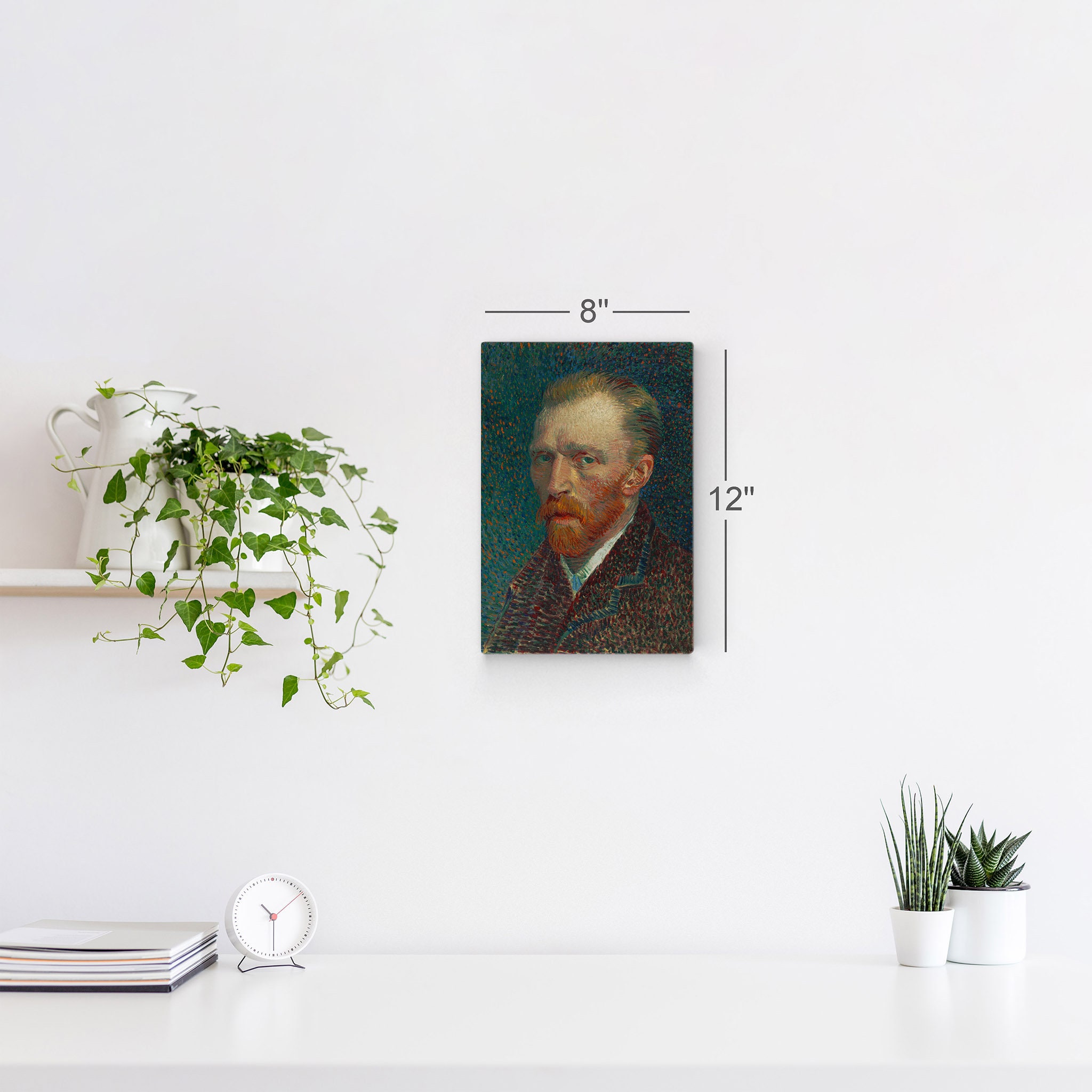 Vincent Van Gogh Self Portrait With a Red Beard 1887 Metal - Etsy