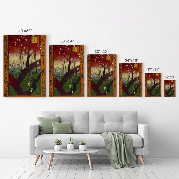 Vincent Van Gogh Huerto de ciruelos en flor después de - Etsy España Vincent Van Gogh Huerto de ciruelos en flor después de - Etsy España