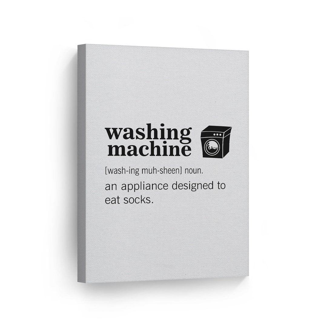 Noun Dictionary Definition of Washing Machine Funny Quote Etsy