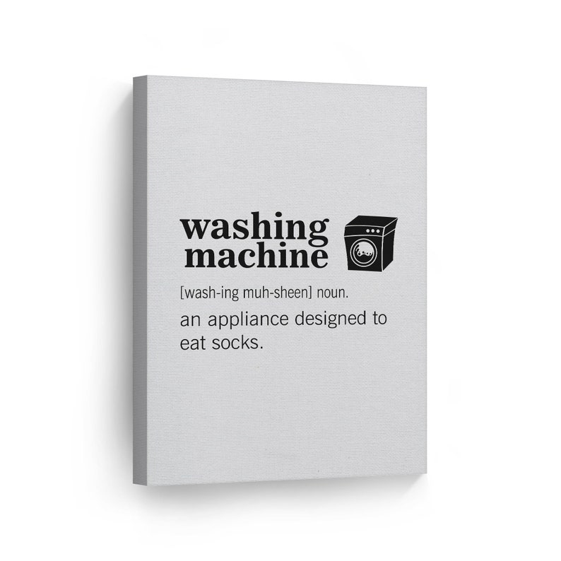 Noun Dictionary Definition of Washing Machine Funny Quote Etsy