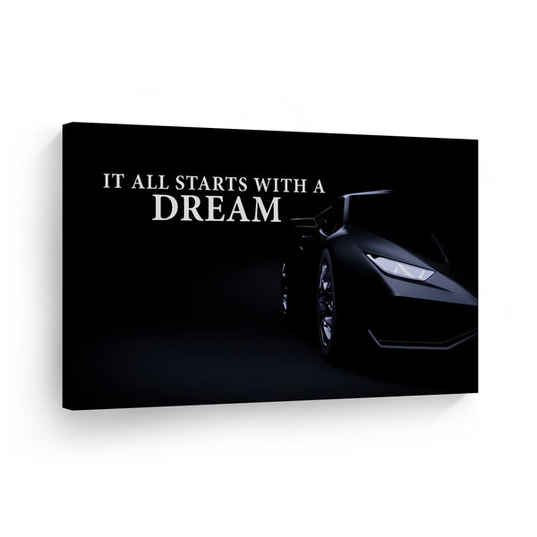 Inspirational Sports Quote Canvas Etsy