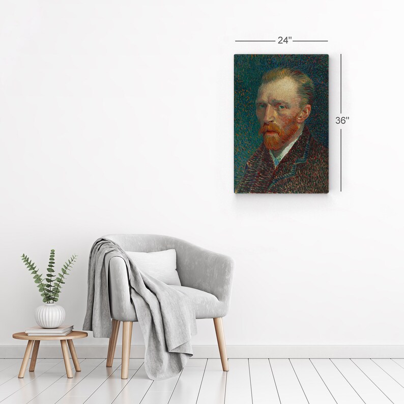 Vincent Van Gogh Self Portrait With a Red Beard 1887 Metal | Etsy