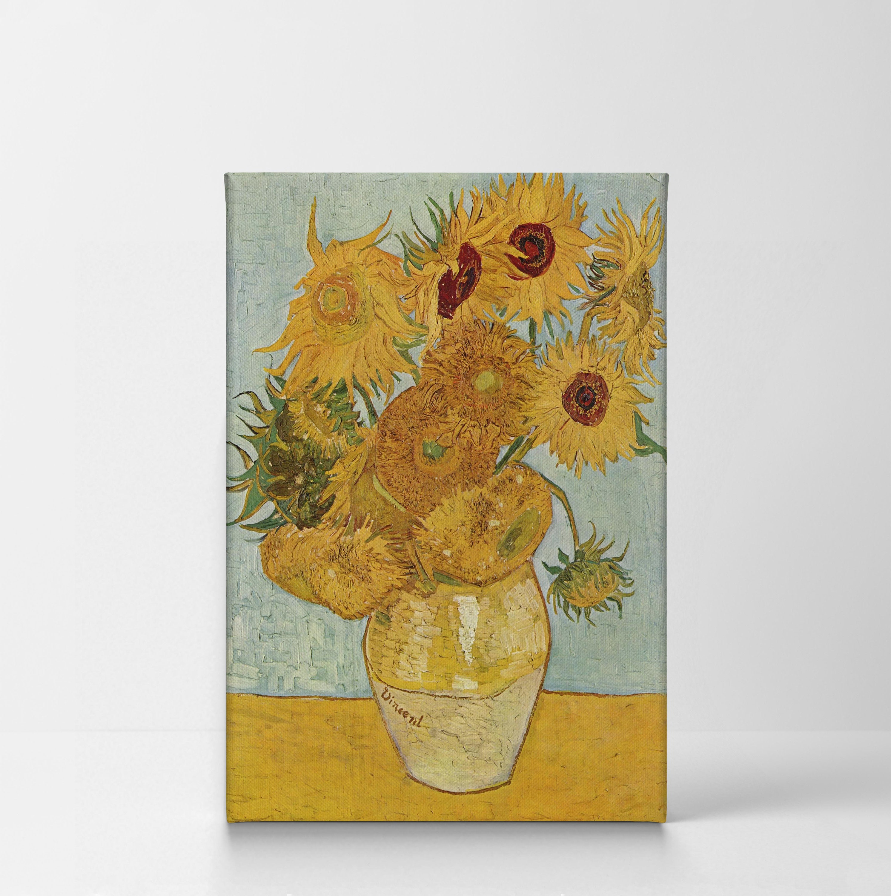Vincent Van Gogh Still Life Vase With Twelve Sunflowers, 1888 Canvas ...