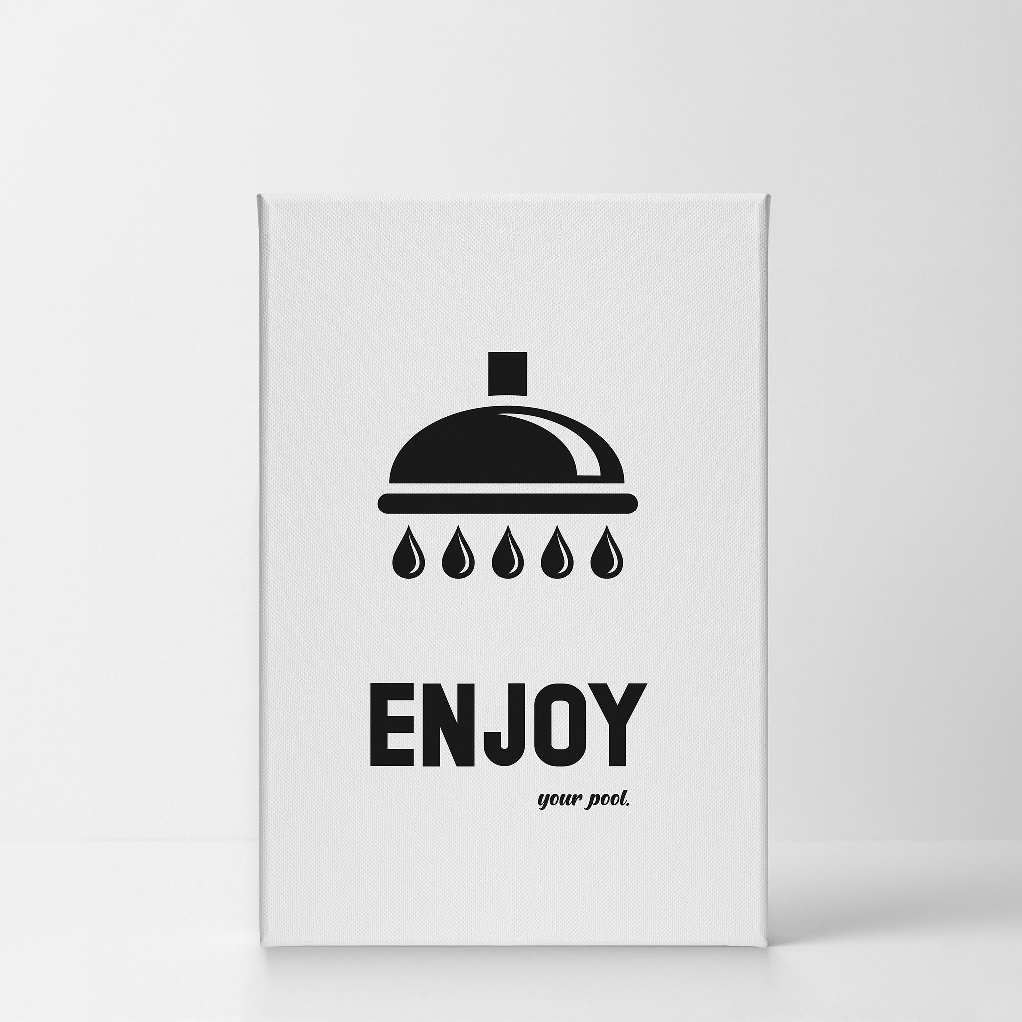 Enjoy Your Pool Funny Bathing Quote Saying Bathroom Decor Etsy