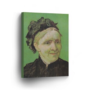 Vincent Van Gogh Portrait of Artist&#39;s Mother, 1888 Canvas Print Home Decor Wall Art Artwork Stretched and Framed - Ready to Hang