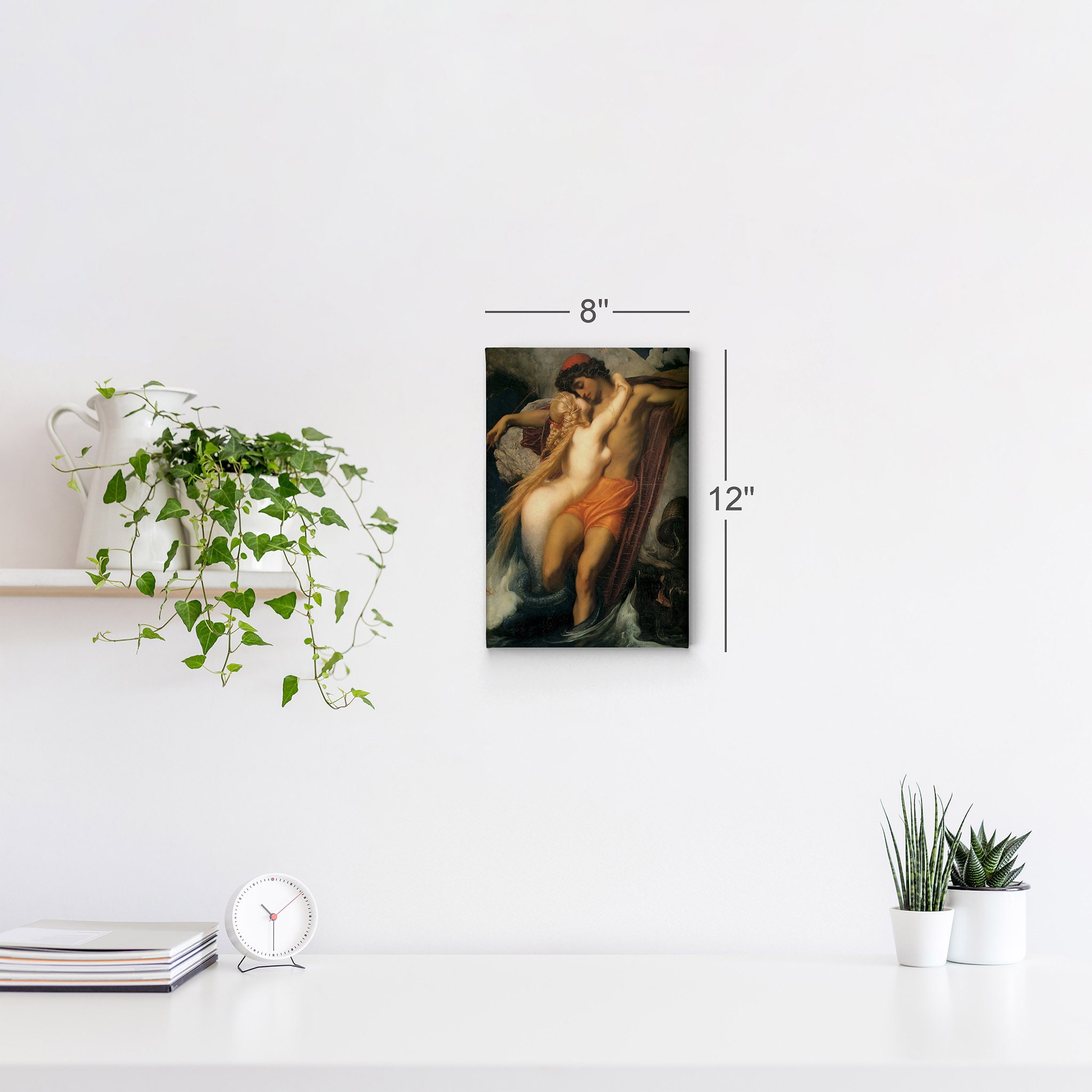 The Fisherman And The Syren Frederic Leighton Classic Art Canvas Wall the-fisherman-and-the-syren-frederic-leighton-classic-art-canvas-wall