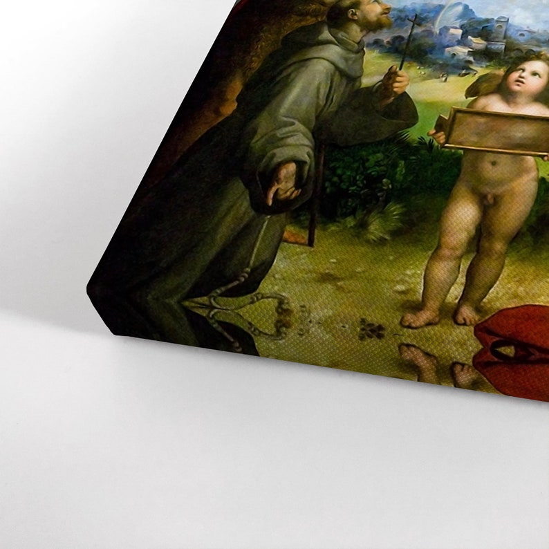 The Madonna of Foligno by Raphael Art Canvas Wall Art Print Famous Fine ...