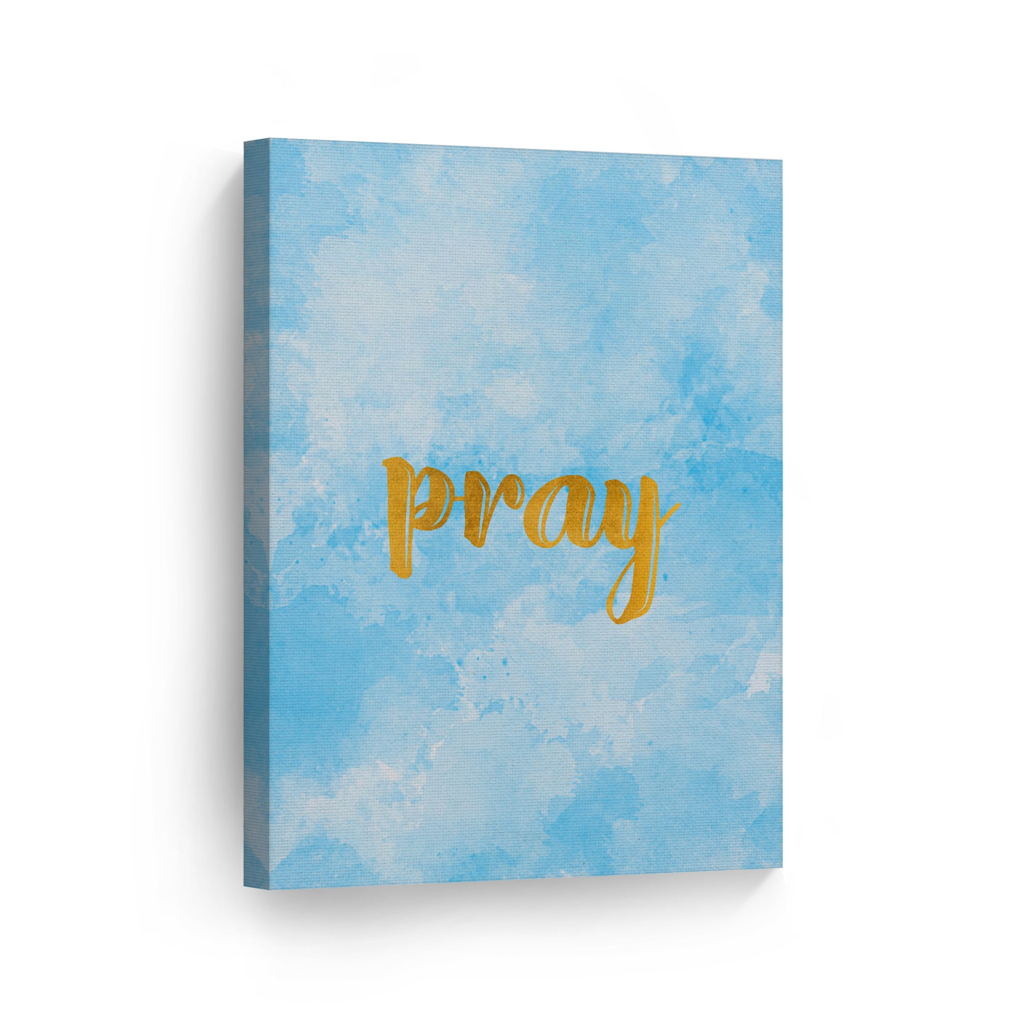 Pray Scripture Wall Art Canvas Print Bible Verse Christian Art ...