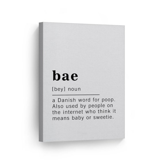 Bae Definition Memes Bait Geordie Definition Print – Veranito