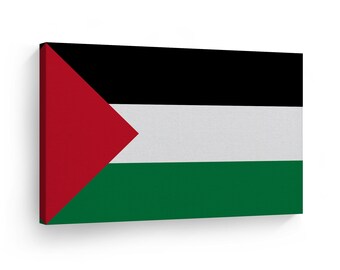 Palestine Flag CANVAS or METAL Wall Art Print Country Flags Office Living Room Dorm Bedroom Kitchen Sports Club Bar Decor Modern Home Decor