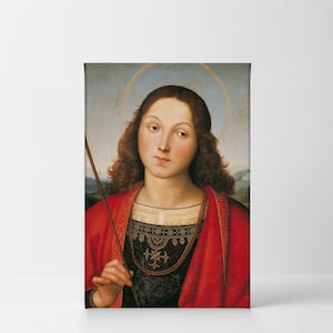 St. Sebastian by Raphael Art Canvas Wall Art Print Famous Fine - Etsy